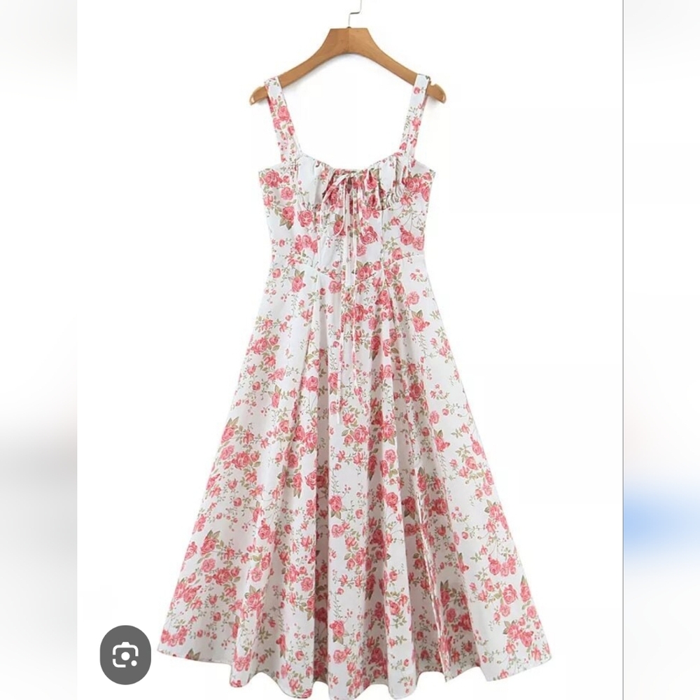 Womens Floral Pink Womens Dress